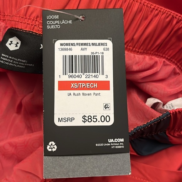 Under Armour brand size XS elastic waist joggers with pockets- NWT - Picture 7 of 8